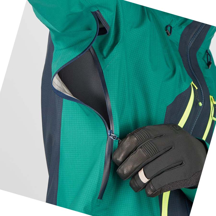 Chaquetas Salomon OUTPEAK GORE-TEX WATERPROOF 3L Hombre Verdes | MX 3276NWY